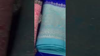 ##soft banarasi kathan georjet saree