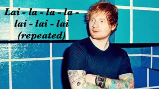 Nancy Mulligan - Ed Sheeran. (Lyrics)