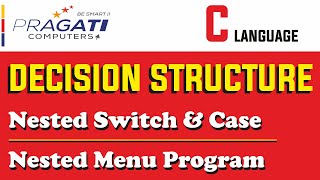 C Programming | Multiple Menu Driven Program using Nested Switch and Case with Functions