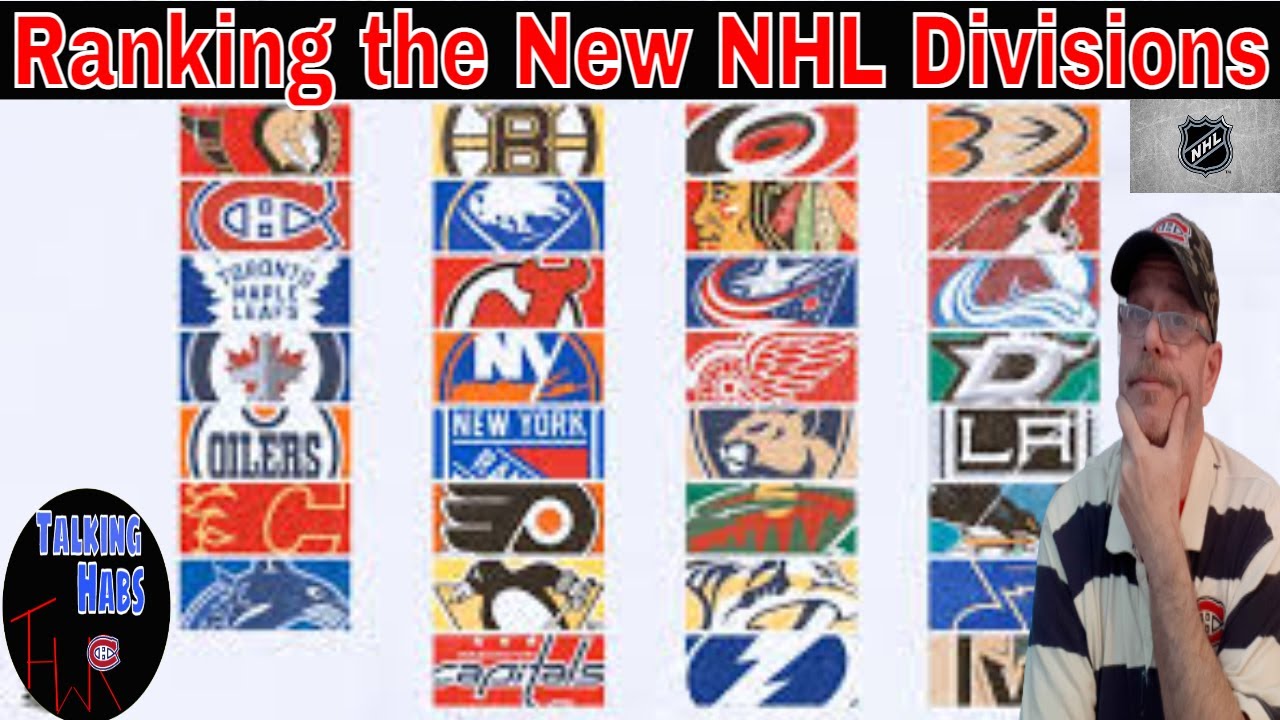 NHL Division Realignment - Ranking The New Proposed Divisions By Teams ...