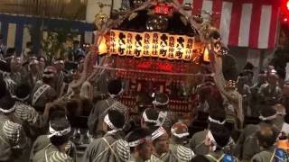 平成28年 鳥越神社   例大祭   本社千貫神輿　宮入り　です。