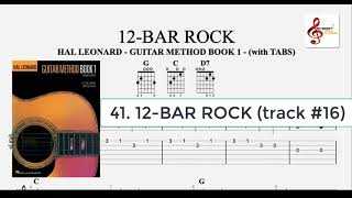 Hal Leonard - Guitar Method Book 1 - 12-BAR ROCK - (with TABS)