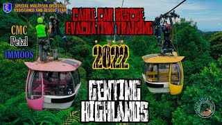 Cable Car Rescue Evacuation Training - Genting Highlands 2022