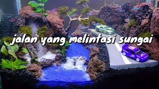 Step by step Cara membuat air terjun aquascape part 2