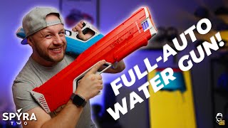 🔫 NEJLEPŠÍ GADGET EVER! Plně automatická vodní pistole SPYRA TWO! [4K]