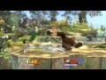 Super Smash Bros Wii U Online Battle Palutena vs. Donkey Kong