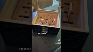 Klaro humidors contain the most Spanish cedar