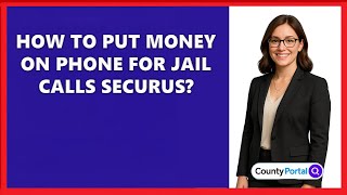 How To Put Money On Phone For Jail Calls Securus?