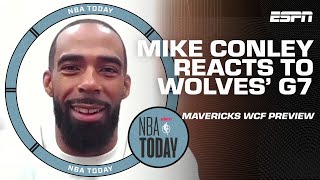 Mike Conley on his FIRST Game 7 win, Jaden McDaniels' late dunk, WCF thoughts &