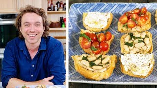 Easy Bruschetta 3 Ways with Frankie Celenza