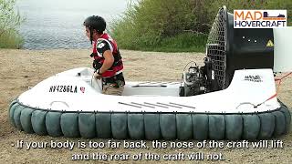 How to drive a hovercraft?