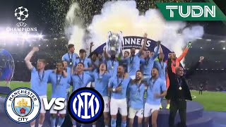 ¡EL MOMENTO! Levantan la 'Orejona' | Man City 1-0 Inter | UEFA Champions League 22/23 FINAL | TUDN