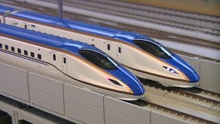 Nゲージ新幹線 E7系新幹線 かがやき+あさま KATO Series E7 Shinkansen Trains