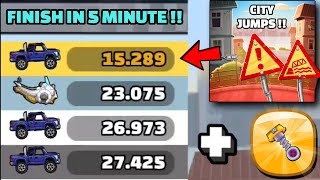 I FINISHED THIS MAP IN 5 MINUTES 😅 CITY JUMPS MAP IN COMMUNITY SHOWCASE - Hill Climb Racing 2