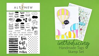 Altenew Stamps Intro - Handmade Tags