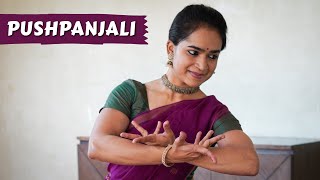 Pushpanjali | Bharatanatyam Practice Video by Pratibha Kini | 2022 #shorts #bharatanatyamshorts