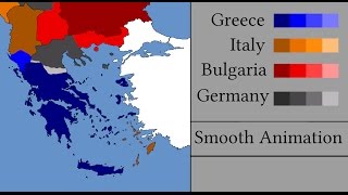 Smooth animation of the Greco-Italian War and the battle of Greece Every Day