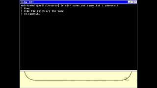 Unix Shell Scripting Conditional Code Part 3