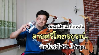 รีวิวพิณโปร่งไฟฟ้า|ไม้ประดู่|ลายศรีโคตรบูรณ์|หนิง ซิงกิ รีวิวบรรเลง|ning singi [how to play phin]