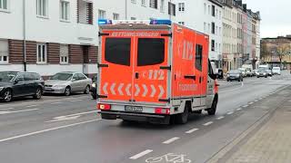 spoed rettungsdienst en notarzt verschillende meldingen in Aachen.