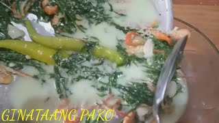 Masustansiya at Masarap na Ginataang Pako!