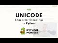 Unicode in Python