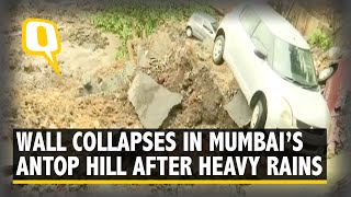 Mumbai Rains: Wall Collapses in Antop Hill, Traps 15 Cars | The Quint