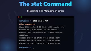 Linux stat Command: Mastering File Metadata & Timestamps 📊