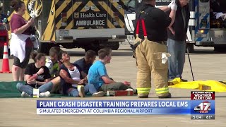 Plane crash disaster training prepares EMS at Columbia Regional Airport