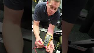 How to check a DC drive motor from a treadmill using a multimeter