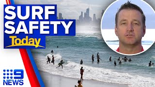 Beachgoers warned after spate of rescues on Gold Coast ahead of Easter weekend | 9 News Australia