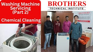 Washing Machine Servicing Chemical Cleaning (Part 2)#washingmachine #washingmachineservicing #clean