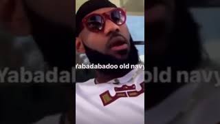 Lebron yabadabadoo old navy #nba #funny #shorts