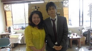 一社囲碁センター　加藤桃子　2016・2・27(土)　山森忠直六段　指導碁③　健ちゃん ７子