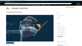 Band Director Essentials – Designing Total Program Success (Dynamic Marching Sample)