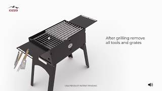 Gizzo Foldable BBQ Grill