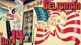 【Day14】アメリカ横断10,000Kmの旅!!【セリグマン観光とルート66!! アメリカ文化発祥の道!!  】Historic Route66, Seligman to Las Vegas