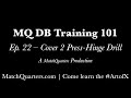 22 MQ DB 101 - Cover 2 Press-Hinge Drill