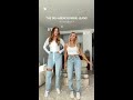 the 90s abercrombie jeans trying on u0026 comparing two different heights