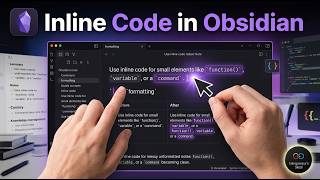 Add Inline Code In Obsidian [Easy Hack]