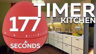 177 seconds Cooking timer | 2min 57sec Egg TIMER