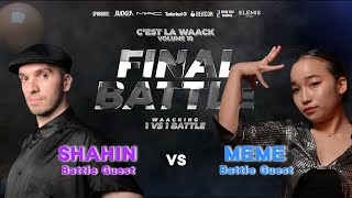 Waacking 1 vs 1 FINAL：Shahin（NL） vs Meme（JP）｜241019 C'est la Waack Vol.10