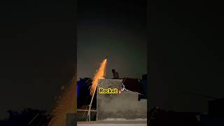 Rocket testing #crackers #fireworks #diwali #2024 #rocket #crackling #trendingshorts #foryou