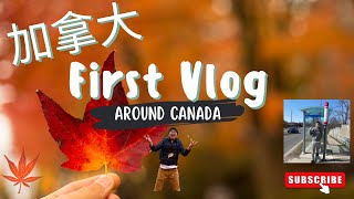 加拿大 第一次拍vlog 加拿大生活 canada first vlog