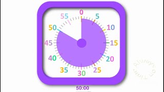 50-minute visual timer