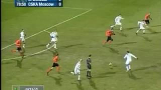 Шахтер 2-0 ЦСКА. Кубок УЕФА 2008/2009. 1/8 финала