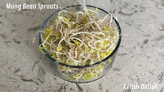 How To Grow Mung Bean Sprouts | Moong Sprouts in a Mason Jar at home | मूंग अंकुरित करने की विधि |