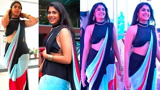 Actress Faria Abdullah Gorgeous Look On Black Saree | Mathu Vadalara 2 | New Telugu | Filmyfocus.com