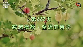 【靈命逆轉365】第222天 默想操練：聖靈的果子 (粵語)