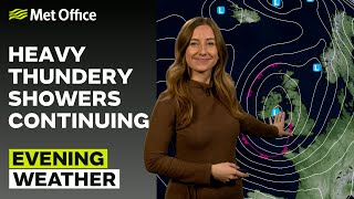 27/01/2025 – Thundery showers in the south – Evening Weather Forecast UK – Met Office Weather